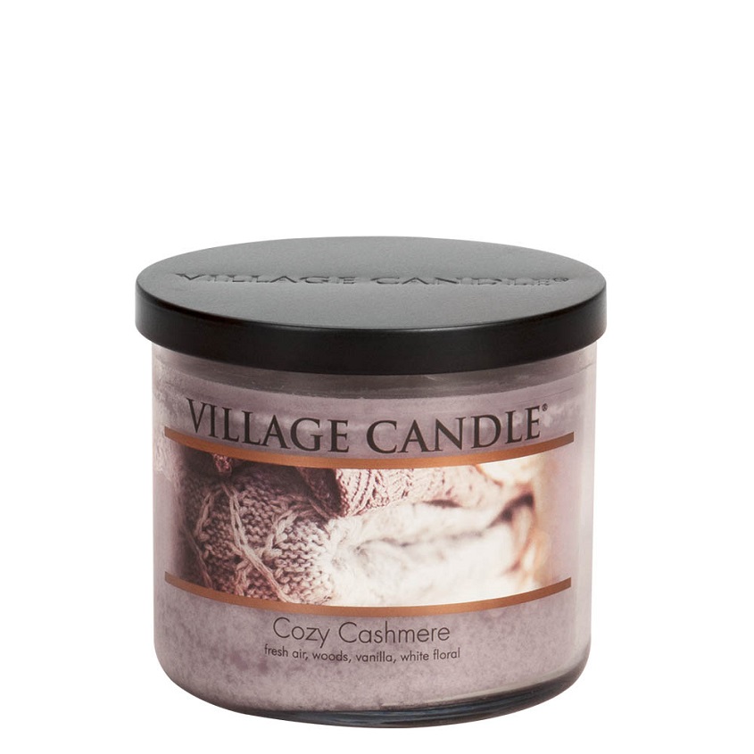 фото Village candle ароматическая свеча "cozy cashmere", чаша, средняя