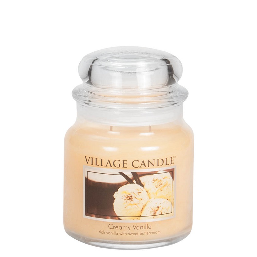 фото Village candle ароматическая свеча "creamy vanilla", средняя
