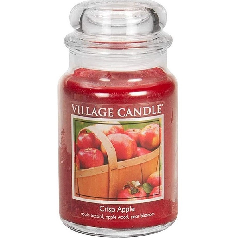 фото Village candle ароматическая свеча "crisp apple", большая