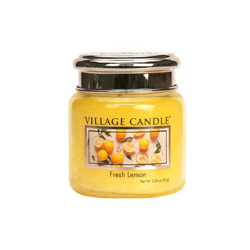 фото Village candle ароматическая свеча "fresh lemon", маленькая