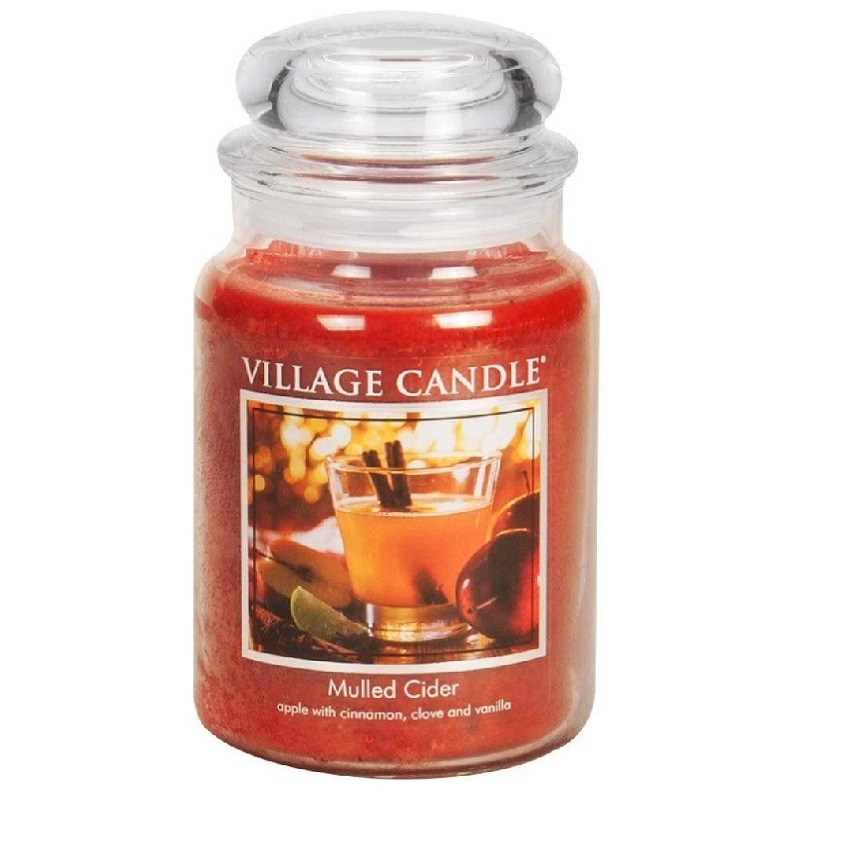 фото Village candle ароматическая свеча "mulled cider", большая