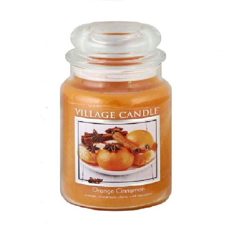 фото Village candle ароматическая свеча "orange cinnamon", большая