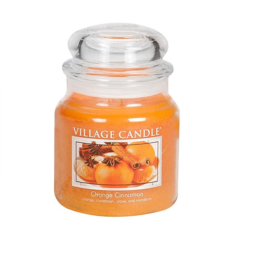 фото Village candle ароматическая свеча "orange cinnamon", средняя