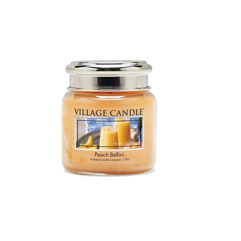 фото Village candle ароматическая свеча "peach bellini", маленькая