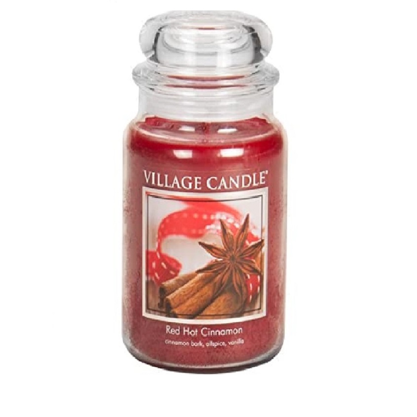 фото Village candle ароматическая свеча "red hot cinnamon", большая