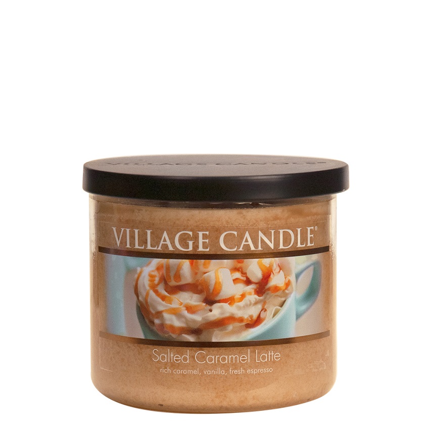 фото Village candle ароматическая свеча "salted caramel latte" чаша, средняя