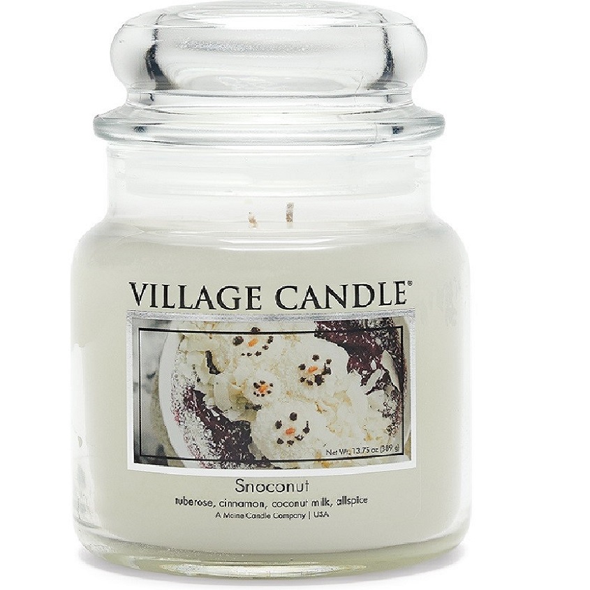 фото Village candle ароматическая свеча "snoconut", средняя
