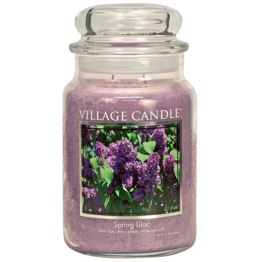 фото Village candle ароматическая свеча "spring lilac", большая