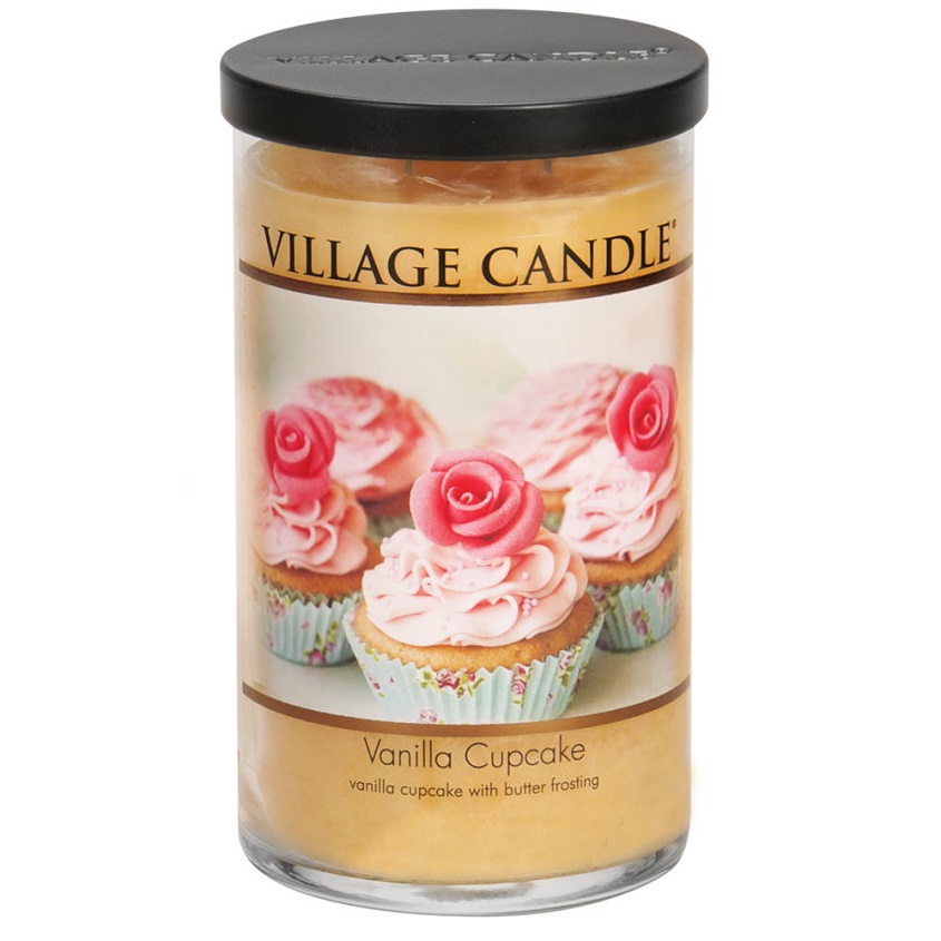 фото Village candle ароматическая свеча "vanilla cupcake", стакан, большая