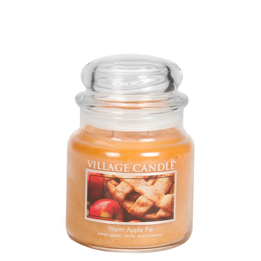 фото Village candle ароматическая свеча "warm apple pie", средняя