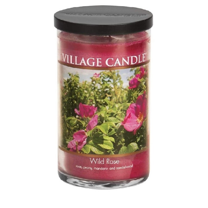 фото Village candle ароматическая свеча "wild rose", стакан, большая