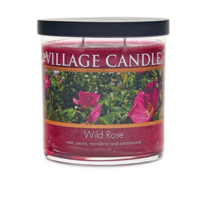 фото Village candle ароматическая свеча "wild rose", стакан, маленькая