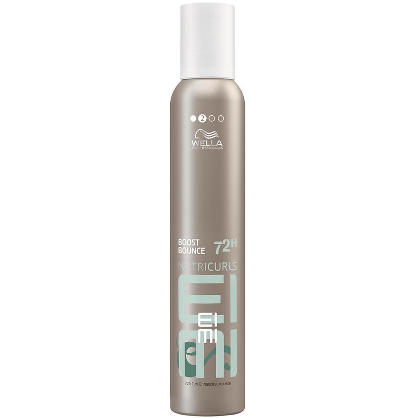 фото Wella professionals спрей-мусс для укладки eimi nutricurls boost bounce 72h curl enhancing mousse