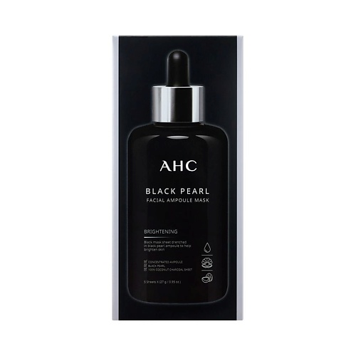 фото Ahc premium mask маска для лица с чёрным жемчугом