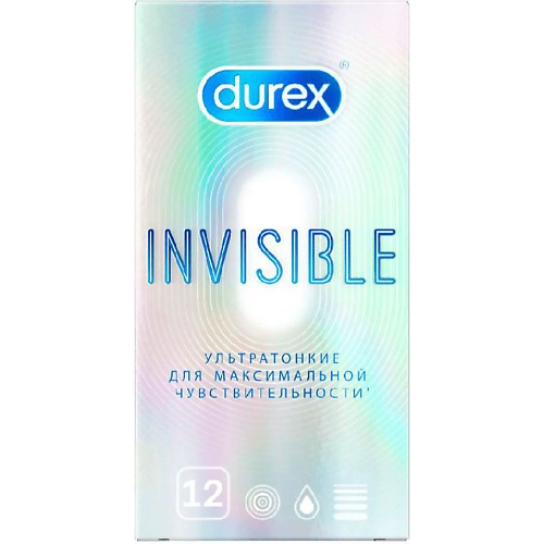 АПТЕКА Презервативы Дюрекс/Durex инвизибл ультратонкие N12 аптека презервативы дюрекс durex элит сверхтонкие n3