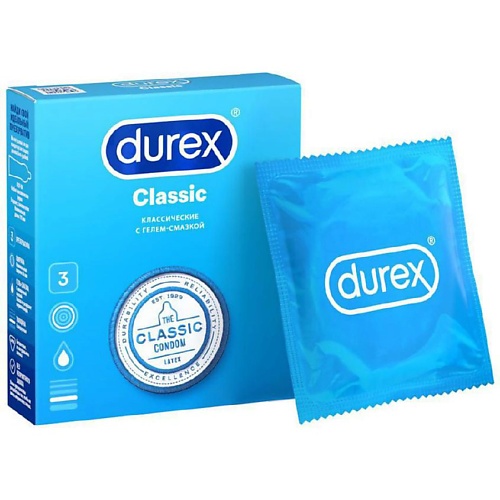 АПТЕКА Презервативы Дюрекс/Durex классик N3 masculan презервативы 3 classic 10 с колечками и пупырышками 10