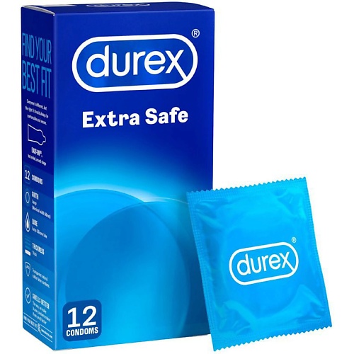 АПТЕКА Презервативы Дюрекс/Durex экстра сейф плотные с допол смазкой N12 аптека презервативы дюрекс durex элит сверхтонкие n3