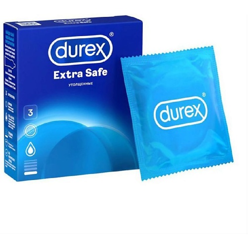 АПТЕКА Презервативы Дюрекс/Durex экстра сейф плотные с допол смазкой N3 vizit презервативы c пупырышками со смазкой 12