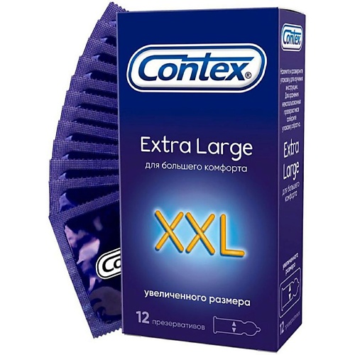 АПТЕКА Презервативы Контекс/Contex экстра лардж xxl увелич размер N12 аптека презервативы дюрекс durex real feel n3