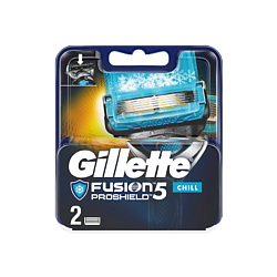 фото Gillette кассеты сменные для станка fusion pro shield chill