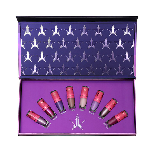 фото Jeffree star cosmetics набор помад для губ жидких матовых mini purple bundle