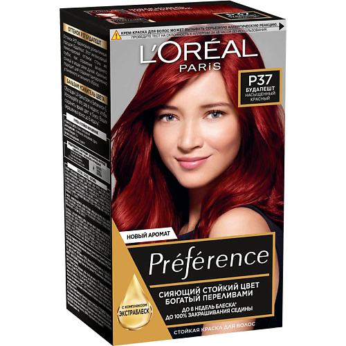 фото L'oréal paris стойкая краска для волос "preference"