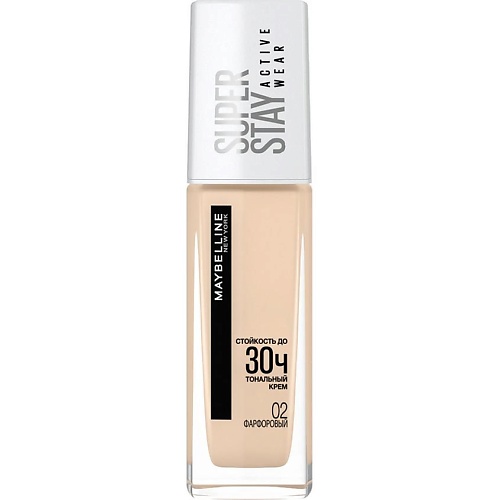 фото Maybelline new york стойкий тональный крем для лица "super stay active wear 30ч"