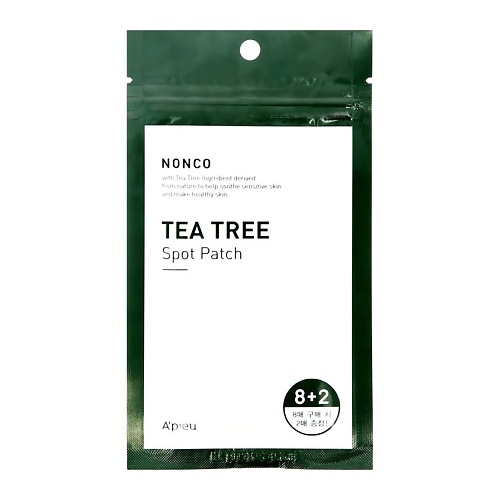 фото A'pieu пластыри для лица nonco tea tree с маслом чайного дерева