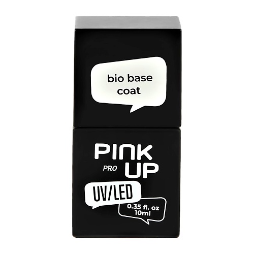 PINK UP Эластичная база для ногтей UV/LED PRO bio base coat с витаминами pink up светоотражающая база для ногтей uv led pro flashing base coat