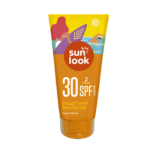 фото Sun look эмульсия для тела sun look солнцезащитная водостойкая spf-30