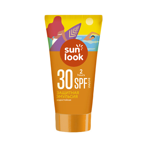 фото Sun look эмульсия для тела sun look солнцезащитная водостойкая spf-30 mini