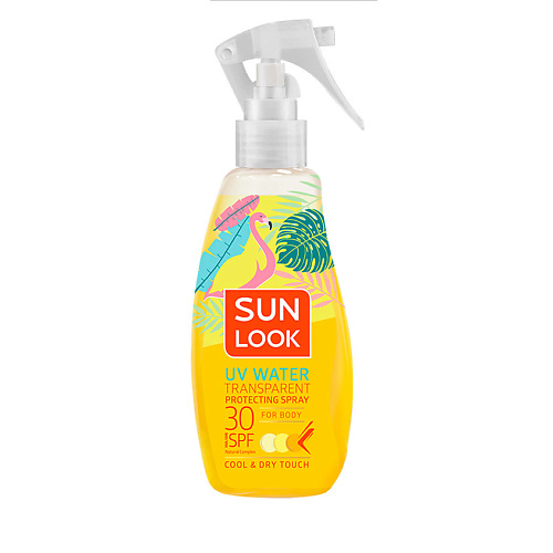 фото Sun look солнечная вода sun look прозрачный солнцезащитный спрей spf-30