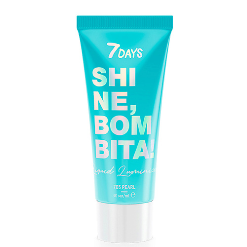 фото 7days хайлайтер для лица shine, bombita!