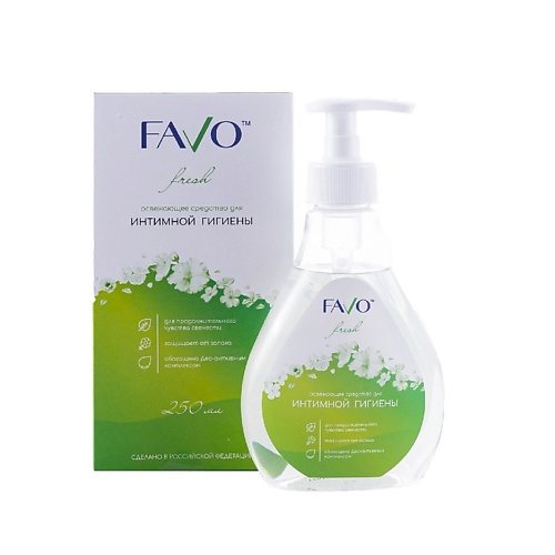 фото Favo средство для интимной гигиены освежающее favo fresн