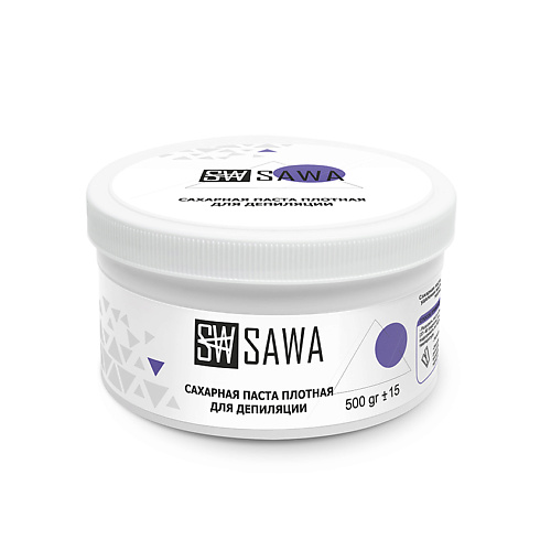 SAWA Паста для шугаринга плотная гипоаллергенная 500 sawa паста для шугаринга мягкая гипоаллергенная 500