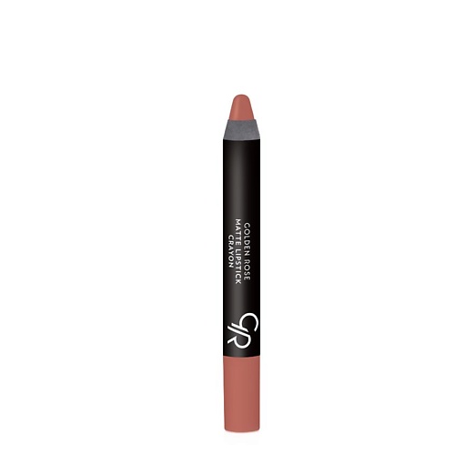 matte crayon lipstick golden rose