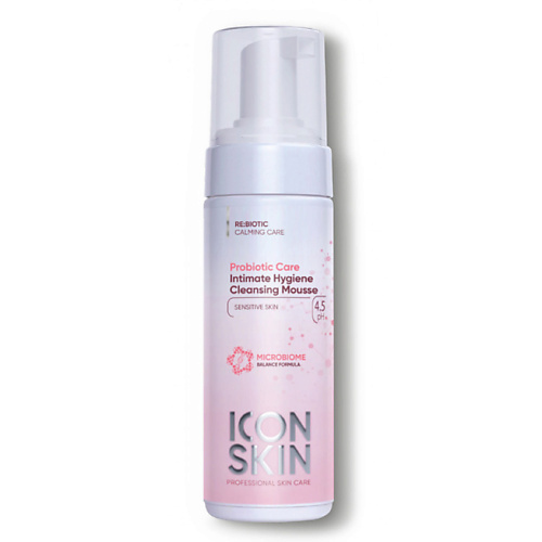 фото Icon skin мусс для интимной гигиены probiotic care