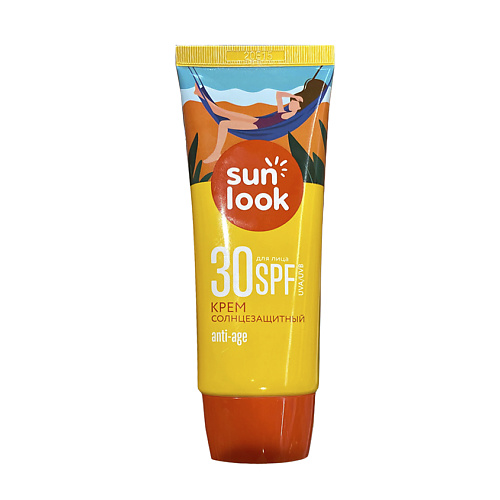 фото Sun look крем для лица солнцезащитный anti-age spf-30