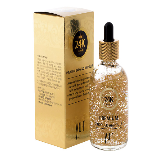 YU.R Сыворотка с золотом 24 К Premium 24K Gold Ampoule