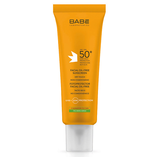 LABORATORIOS BABE Крем для лица безмасляный солнцезащитный SPF50+