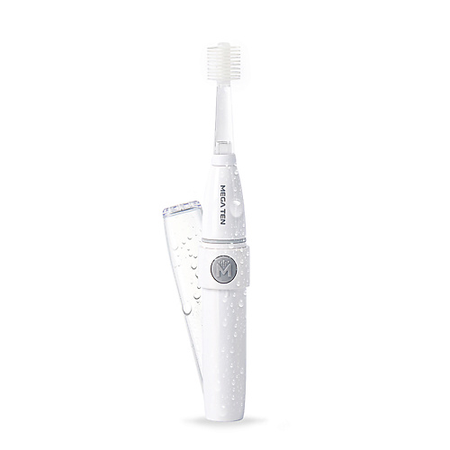 фото Mega ten электрическая зубная щетка lumi white (белая)