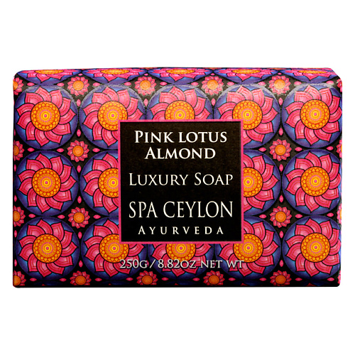 фото Spa ceylon роскошное мыло "розовый лотос и миндаль"