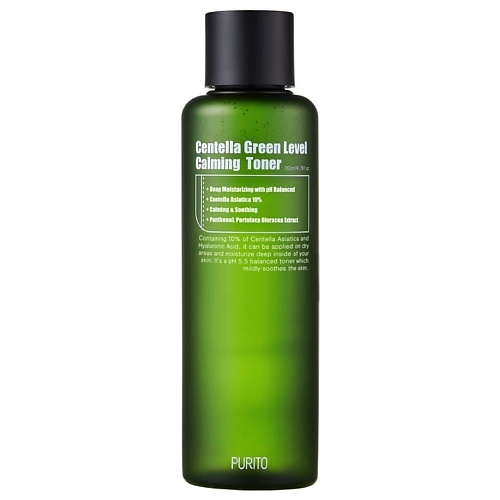 фото Purito увлажняющий тонер для лица с центеллой азиатской centella green level calming toner