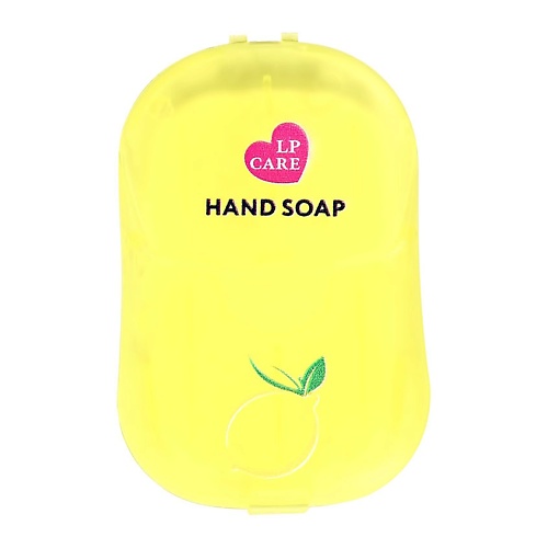 LP CARE Мыло листовое с ароматом лимона beauty bar конжаковое мыло для умывания тела с ароматом арбуза 50