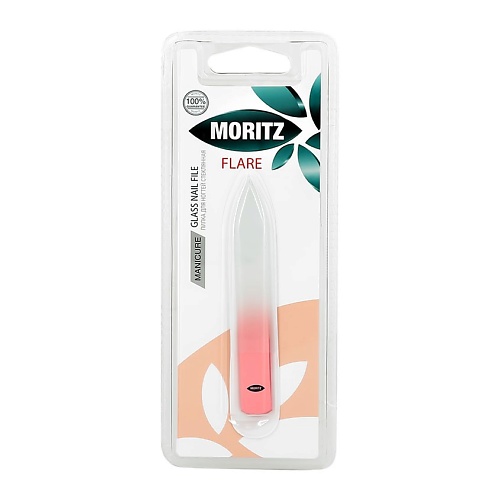 MORITZ Пилка для ногтей стеклянная moritz пилка шлифовальная для педикюра двусторонняя керамическая