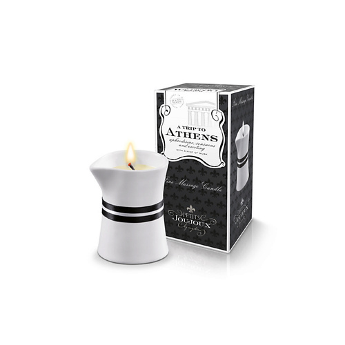 фото Mystim массажное масло в виде свечи аромат –мускат и пачули petits joujoux athens