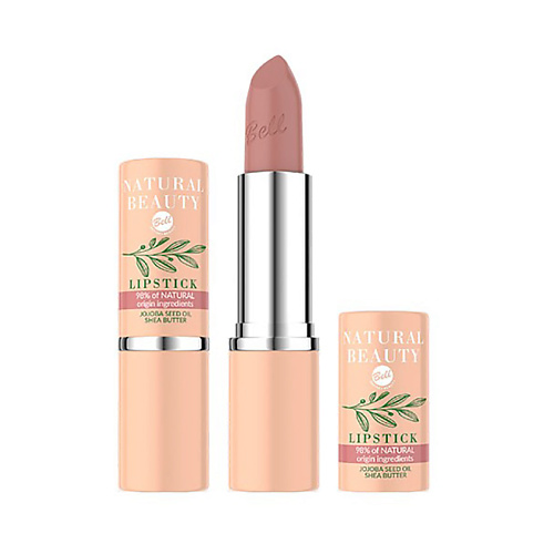 фото Bell помада для губ natural beauty natural beauty lipstick smoky wood увлажняющая