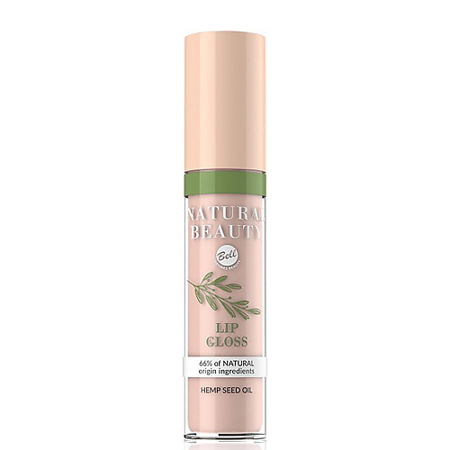 фото Bell блеск для губ natural beauty natural beauty lip gloss nude gloss увлажняющий с маслом