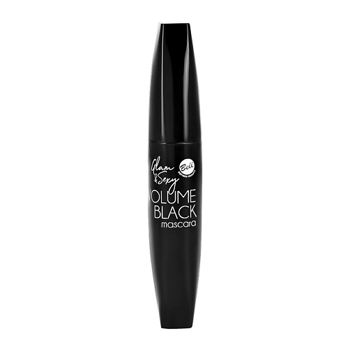 фото Bell тушь для ресниц glam & sexy volume black mascara черная экстремальный объем