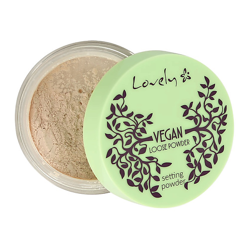 фото Lovely пудра рассыпчатая для лица vegan loose powder